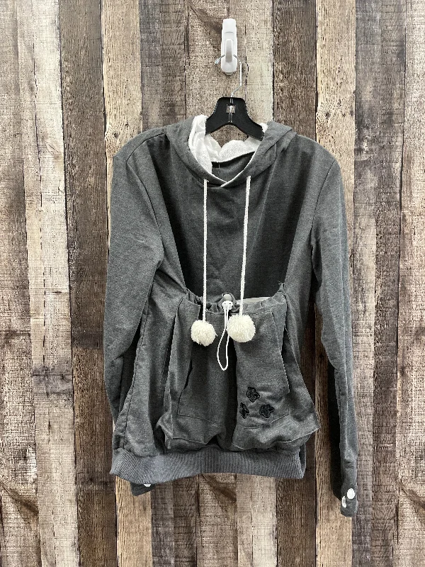 Sweatshirt Hoodie By Cmf In Grey, Size: L