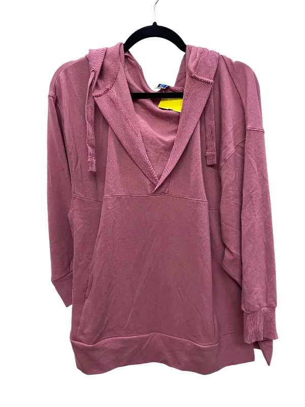 Sweatshirt Hoodie By Old Navy In Pink, Size: L