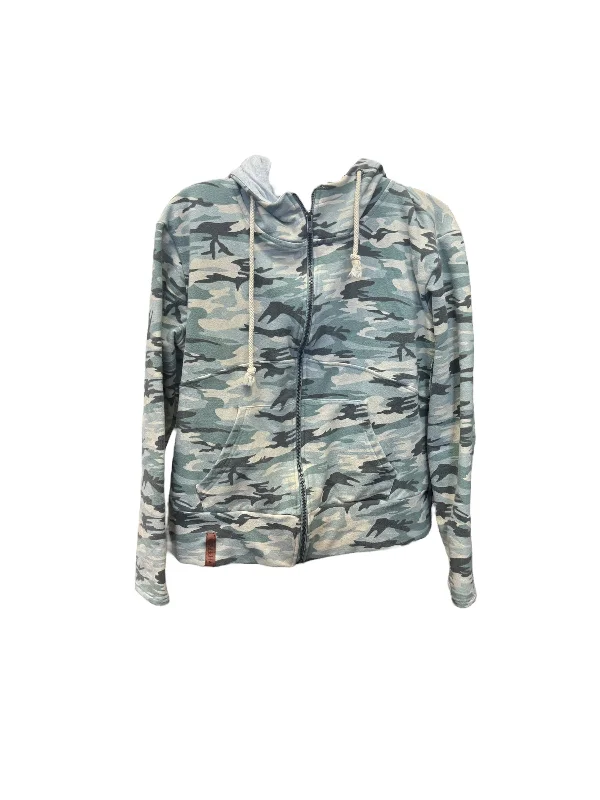 Sweatshirt Hoodie By Cmc In Camouflage Print, Size: Xl