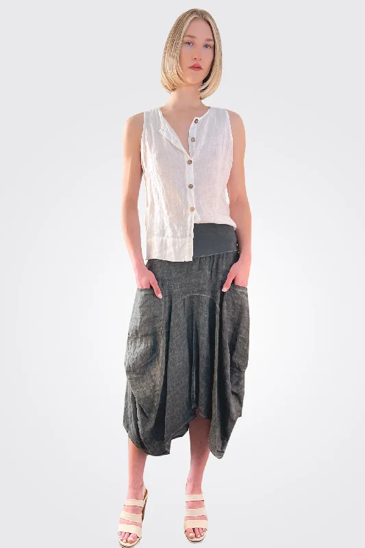 Drop Pocket Skirt - Grigio Verde SW