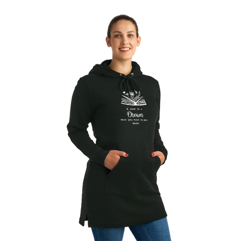 A Book is a Dream Streeter Hoodie Dress