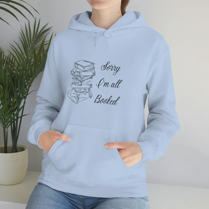 Sorry I'm All Booked Unisex Heavy Blend™ Hooded Sweatshirt