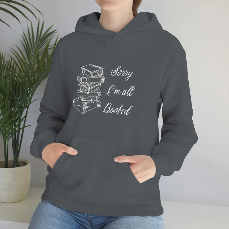 Sorry I'm All Booked Unisex Heavy Blend™ Hooded Sweatshirt