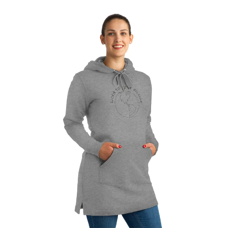 Word to Your Mother (Earth) Streeter Hoodie Dress