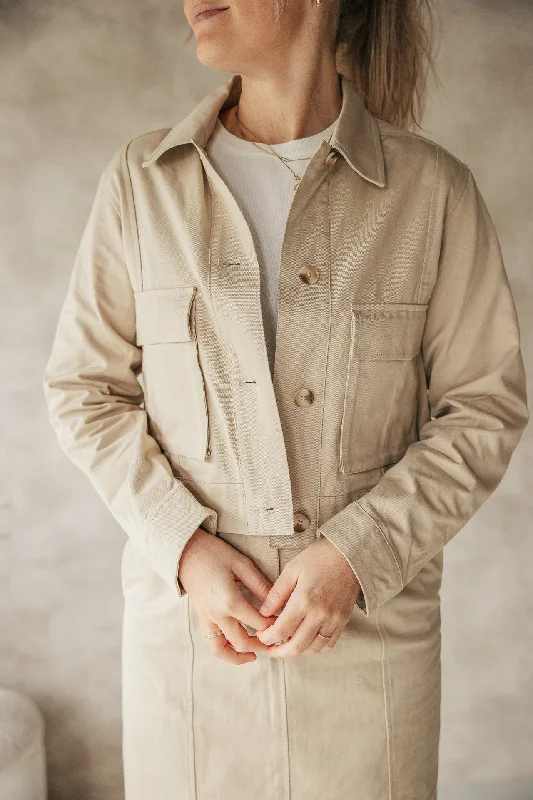 Neomea jacket taupe