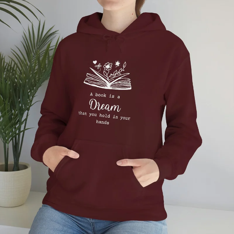 A Book is a Dream Unisex Heavy Blend™ Hooded Sweatshirt