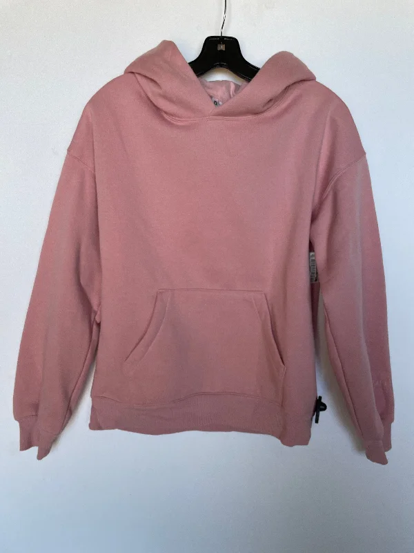 Sweatshirt Hoodie By Clothes Mentor In Pink, Size: Xs