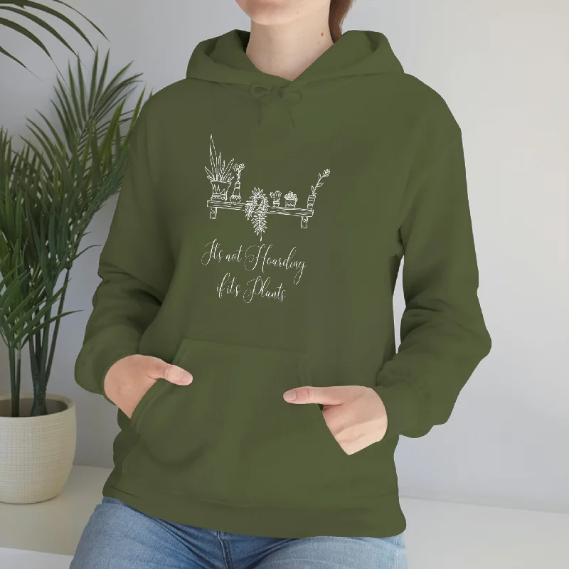 It's Not Hoarding if it's Plants Unisex Heavy Blend™ Hooded Sweatshirt