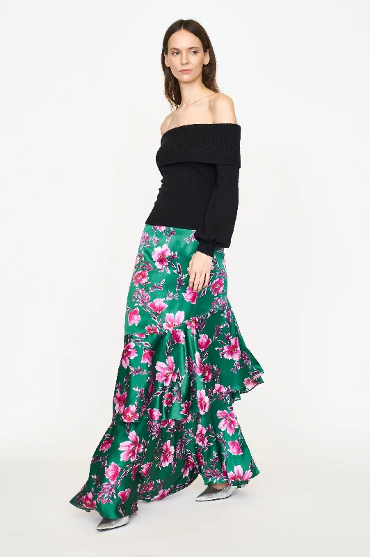 Eden Skirt | Pink Poinsettia