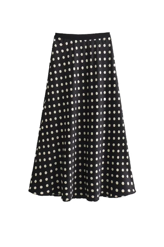 Blcack Small Polka Dots