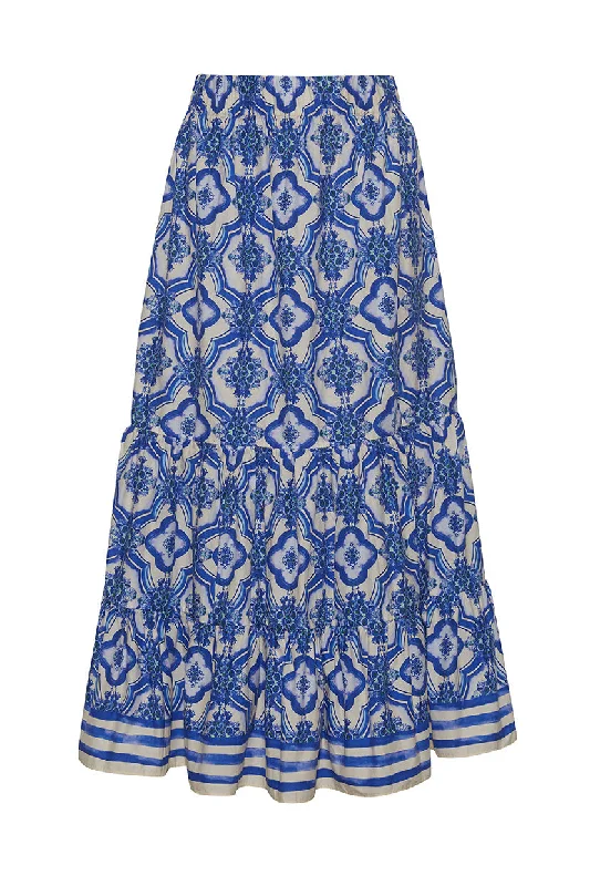 Chase Skirt | Belle Tile Blue