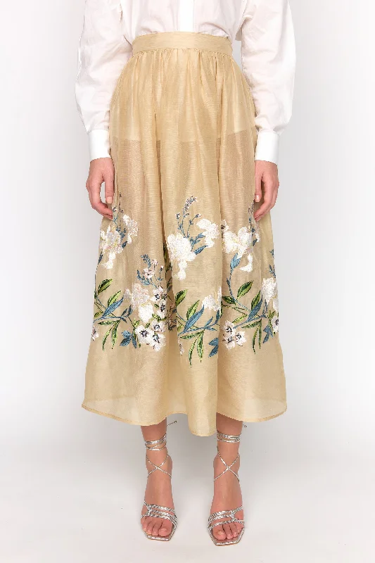 Katrina Skirt | Sand Embroidery