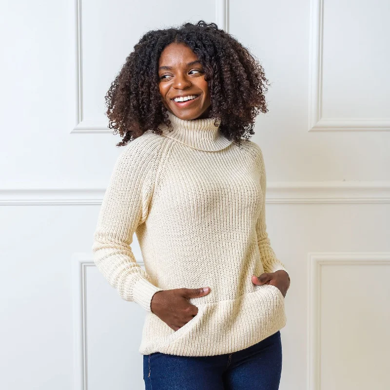 Turtleneck Raglan Kanga Sweater