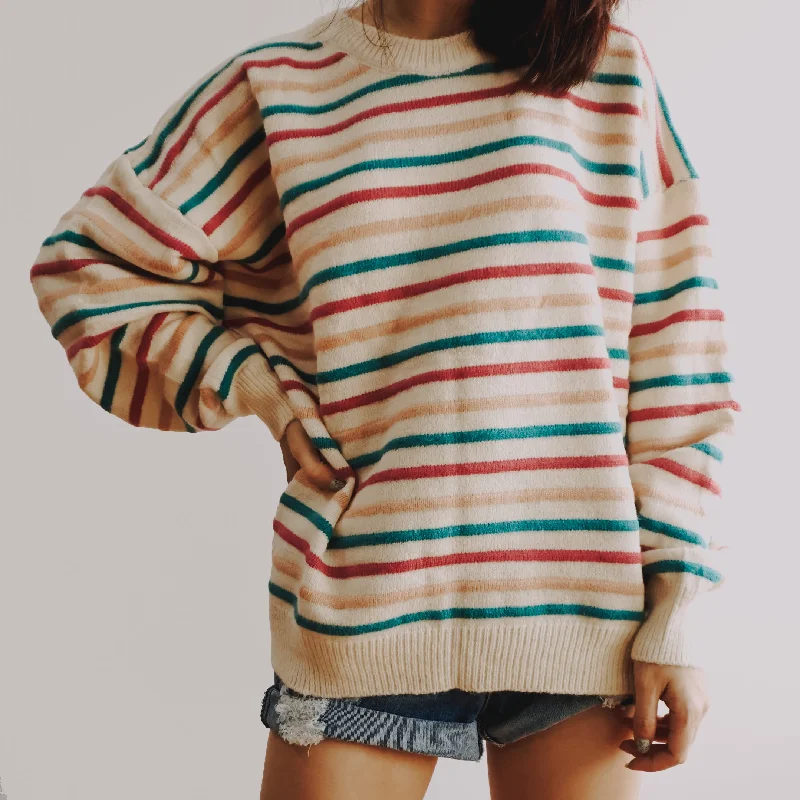 Candy Stripe Sweater (3 Colors)