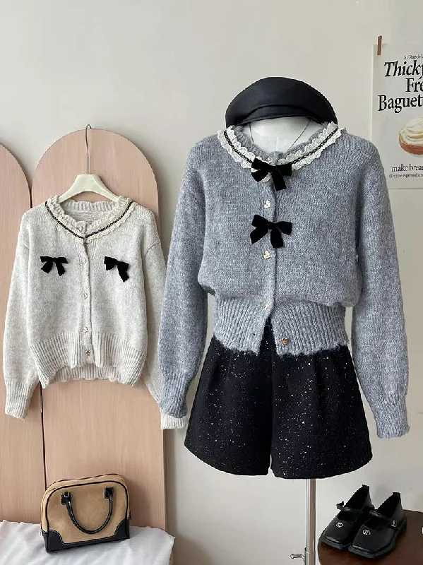 Sweet Hearts & Bows Cardigan (2 Colors)