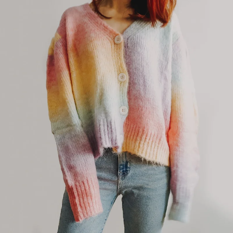 Paddlepop Cardigan (Pastel Rainbow)