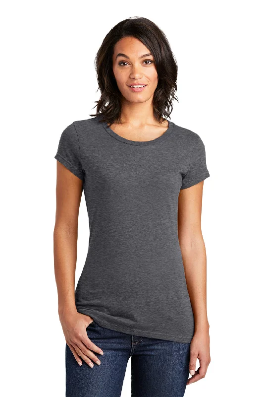 District Womens Very Important Short Sleeve Crewneck T-Shirt - Heather Charcoal Grey