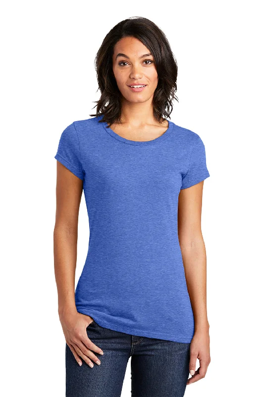 District Womens Very Important Short Sleeve Crewneck T-Shirt - Royal Blue Frost