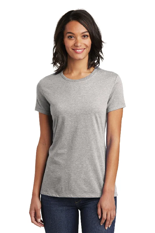 District Womens Very Important Short Sleeve Crewneck T-Shirt - Heather Light Grey