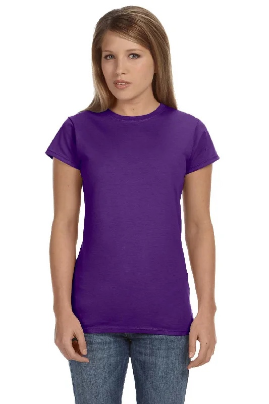 Gildan Womens Softstyle Short Sleeve Crewneck T-Shirt - Purple