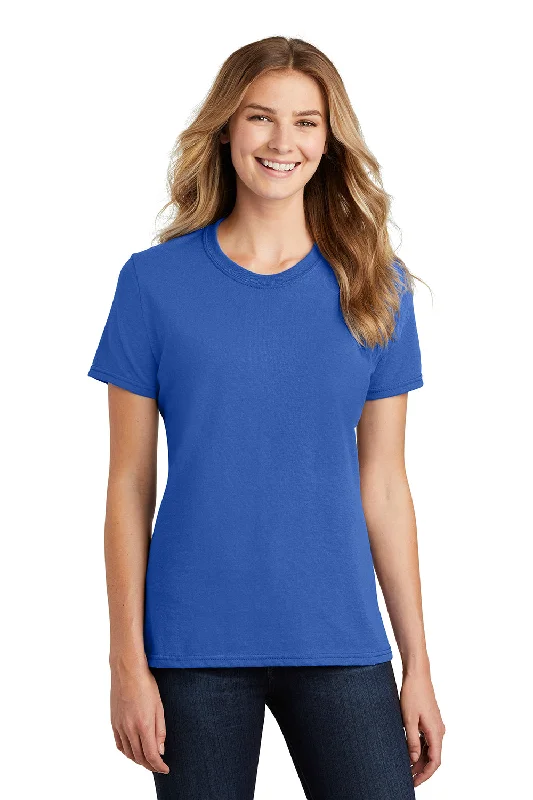 Port & Company Womens Core Short Sleeve Crewneck T-Shirt - Royal Blue