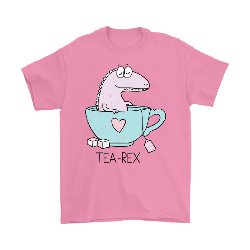 TEA REX - Humorous Men's T-Shirt, T-Rex