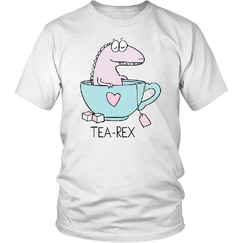 TEA REX - Humorous Unisex T-Shirt, T-Rex