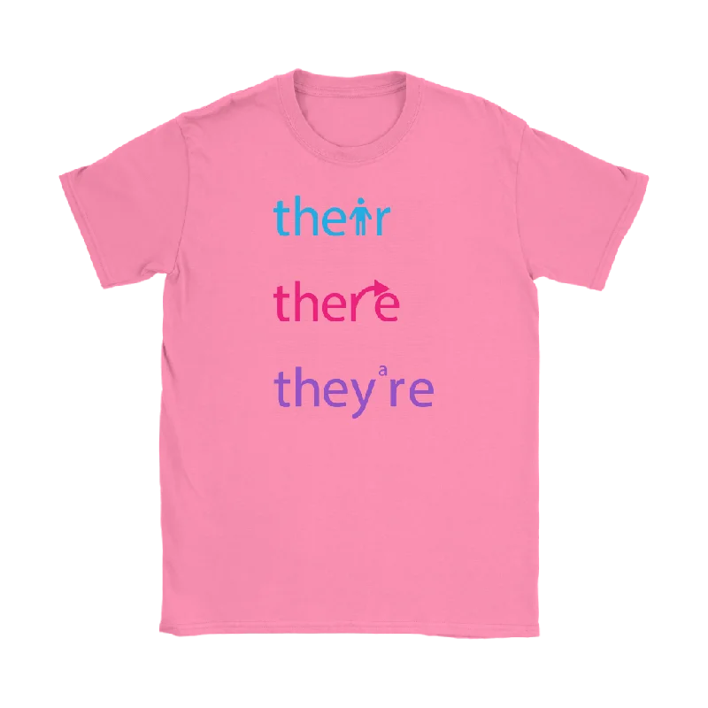 THEIR, THERE and THEY'RE Grammar Women's T-Shirt