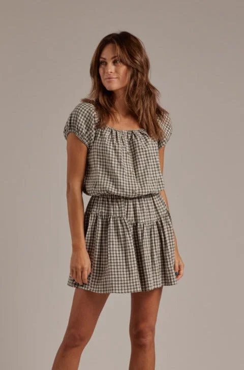 The Skipper Top by Rylee & Cru - Gingham