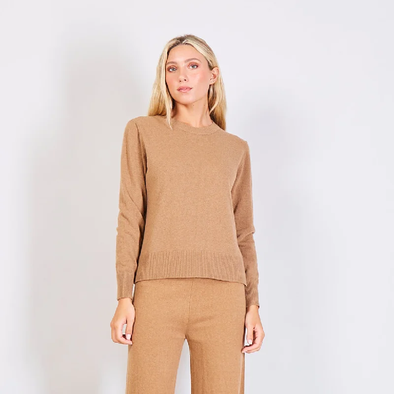 Wholesale basic Cashmere sweater in solid color