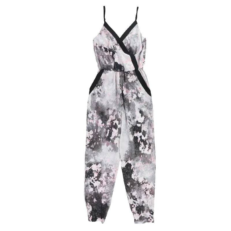 Bar Iii Womens Printed Jumpsuit