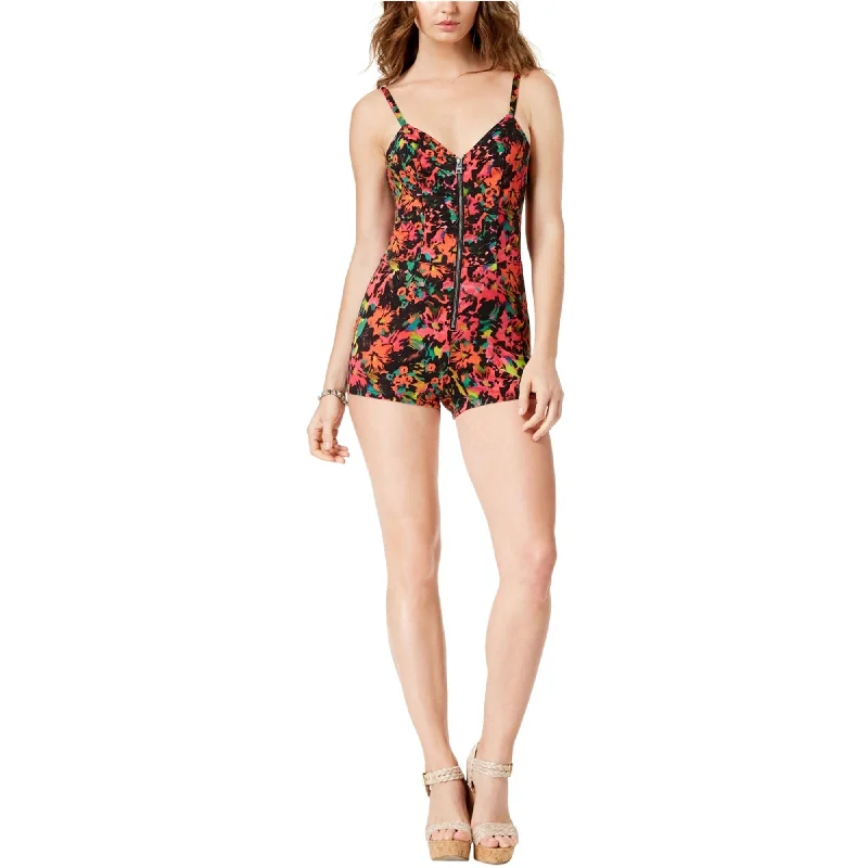 GUESS Womens Lucid Jungle Romper Jumpsuit, Multicoloured, X-Large