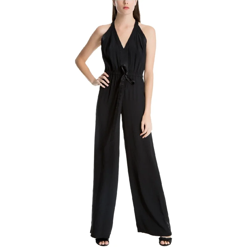 Max Studio London Womens Tie Jumpsuit