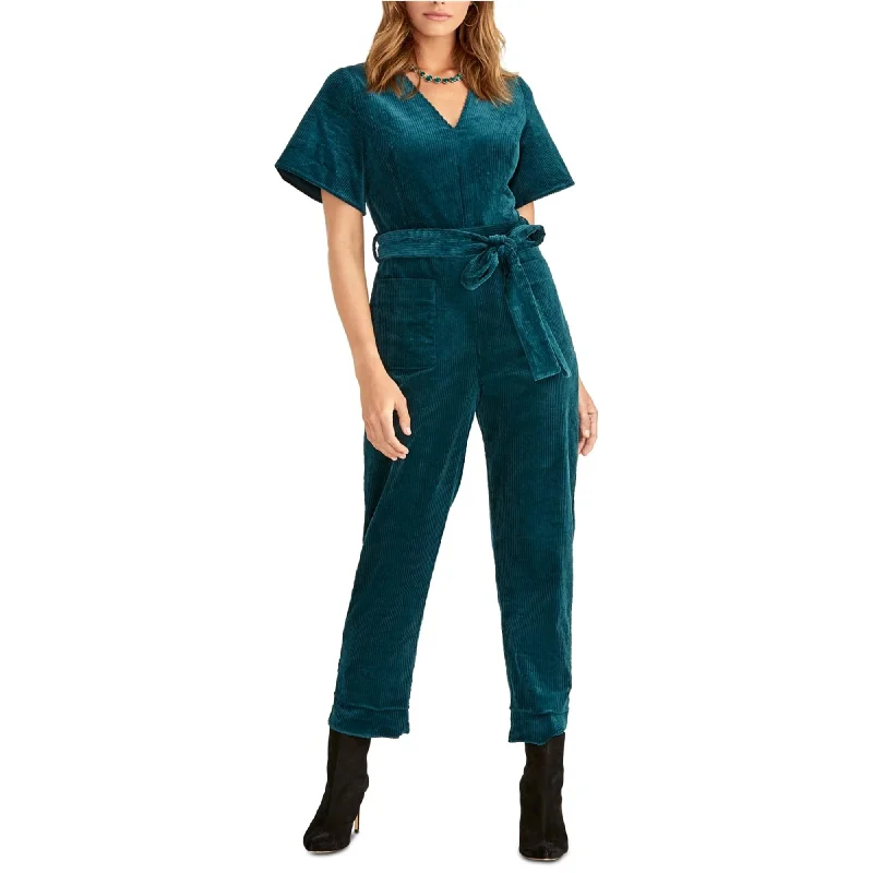 Rachel Roy Womens Corduroy Jumpsuit