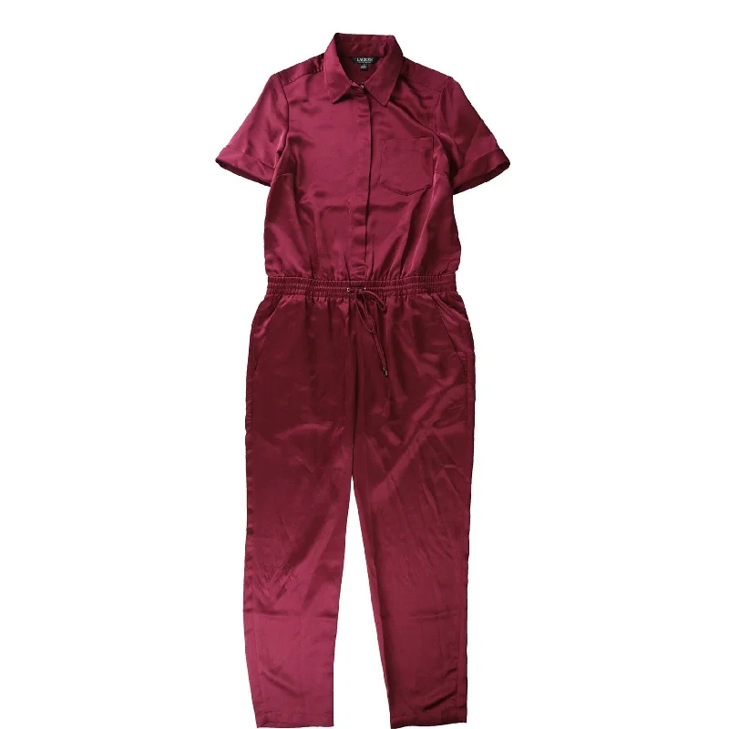 Ralph Lauren Womens Solid Jumpsuit