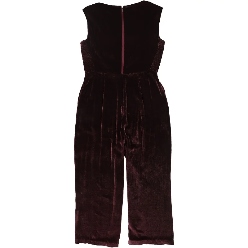 Rebecca Taylor Womens Velvet Jumpsuit