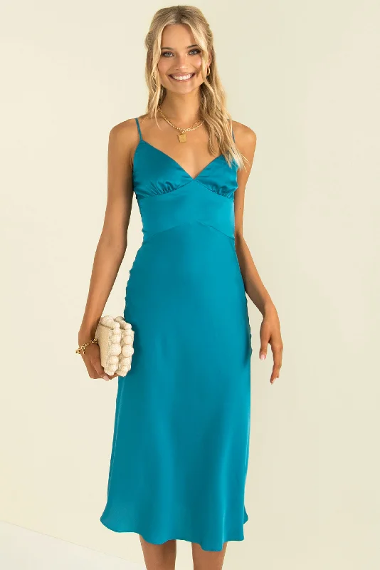 Tyra Dress / Teal