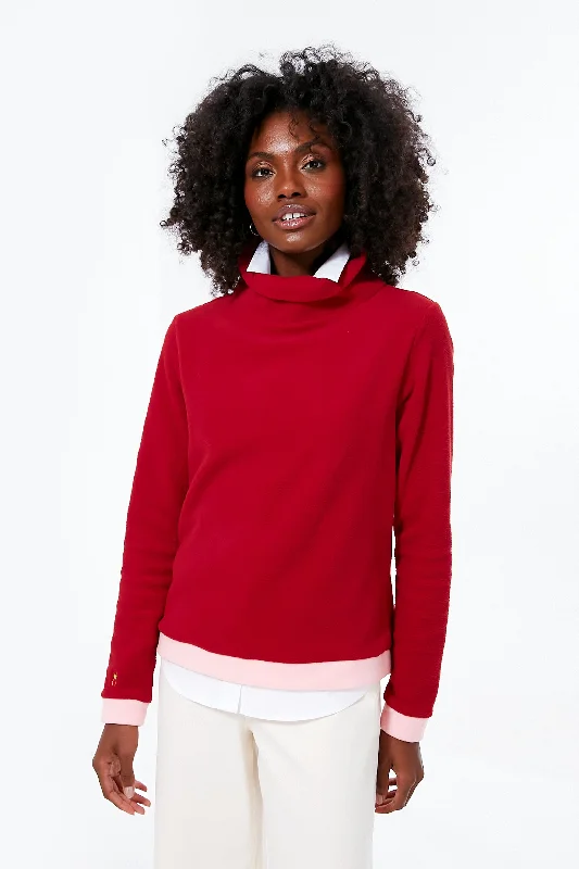 Exclusive Rhythmic Red Tickled Pink Colorblock Park Slope