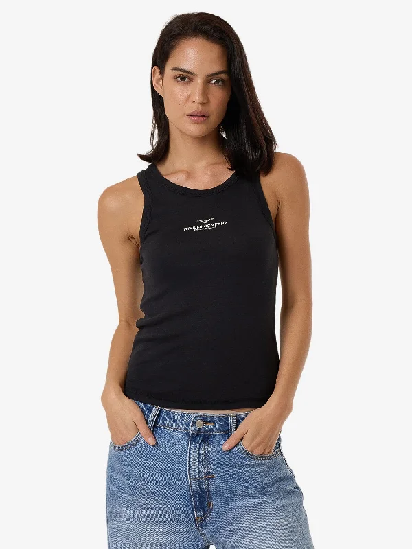 Emblem Of Strength Sloane Tank - Washed Black