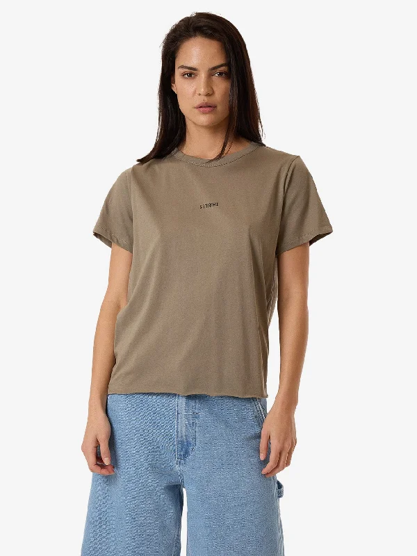 Minimal Thrills Relaxed Tee - Brindle