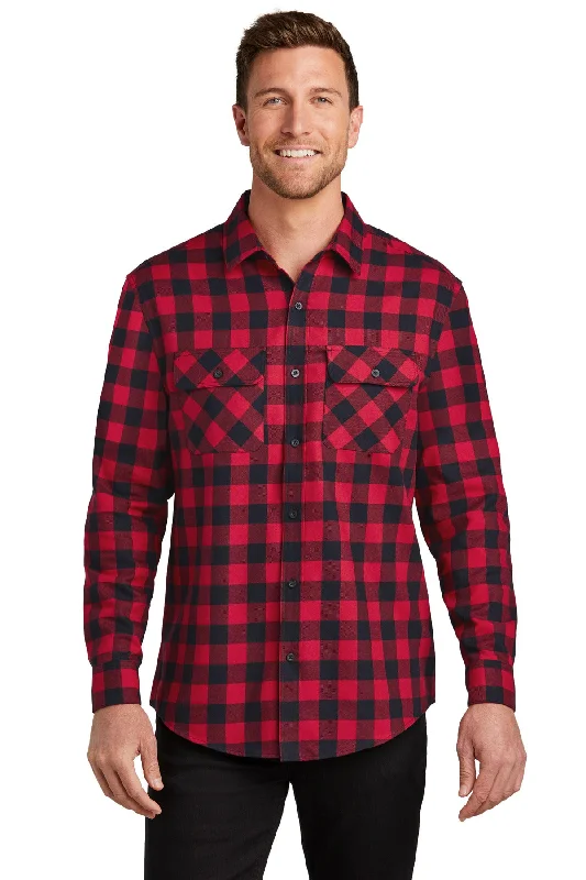 Red/ Black Buffalo Check