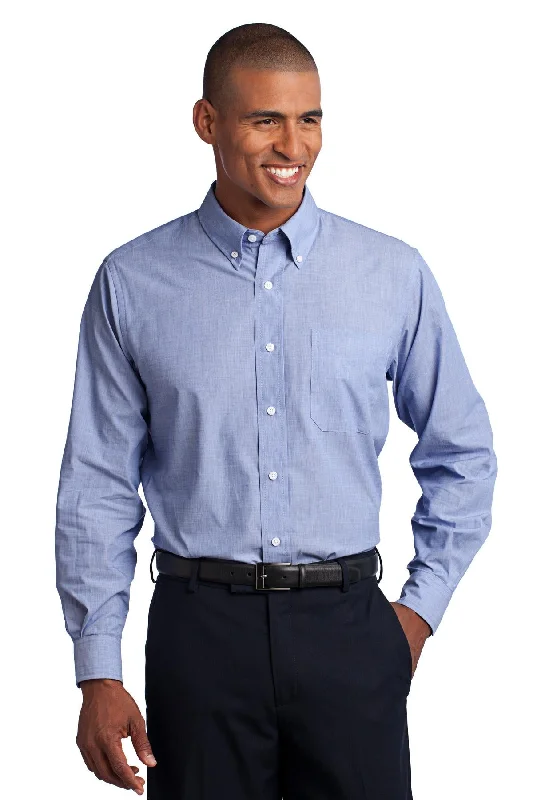 Port Authority Tall Crosshatch Easy Care Shirt. TLS640