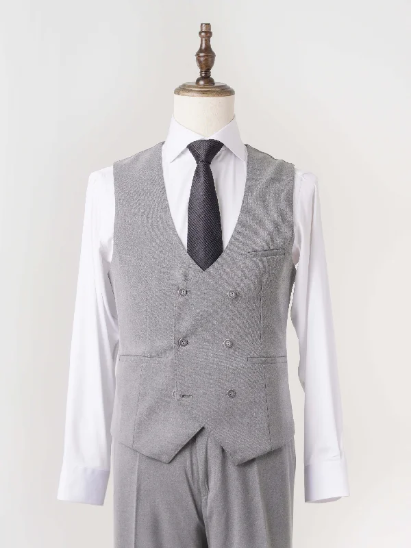 Vest - Grey Plain