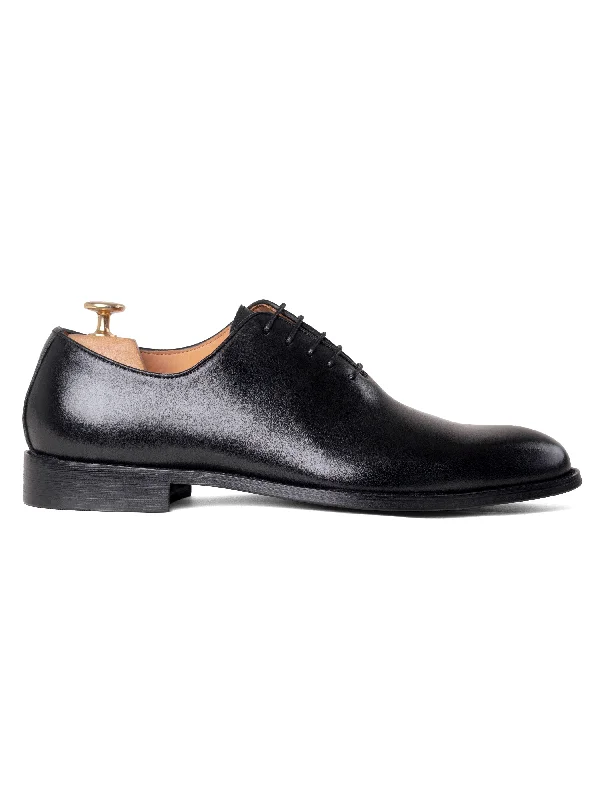 Wholecut Oxford  - Black Lace up