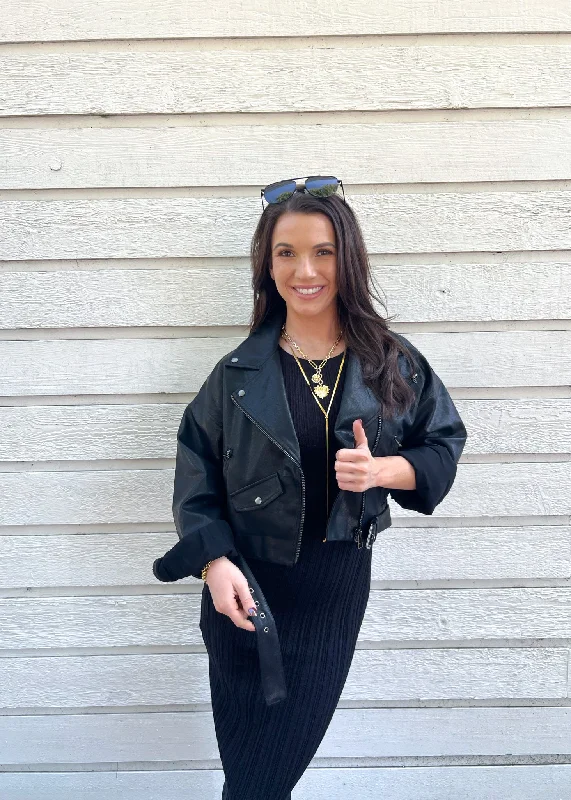 SADIE LEATHER JACKET