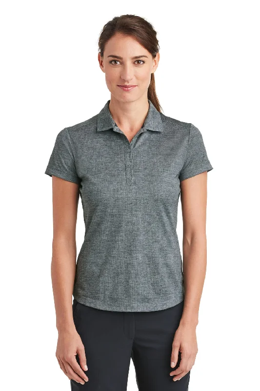 Nike Womens Dri-Fit Moisture Wicking Short Sleeve Polo Shirt - Cool Grey