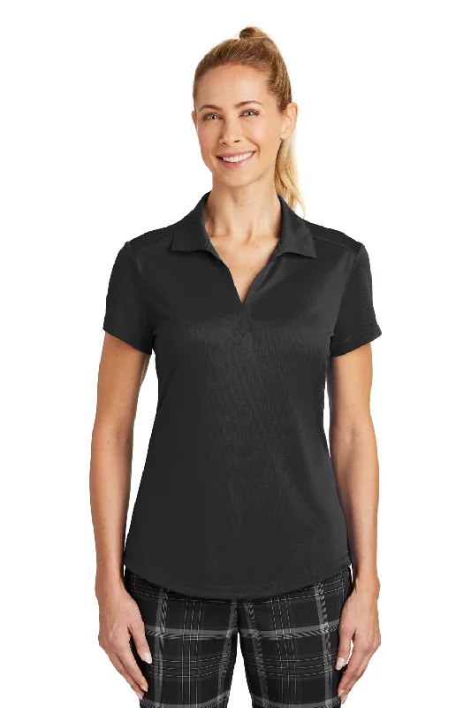 Nike Womens Legacy Dri-Fit Moisture Wicking Short Sleeve Polo Shirt - Black