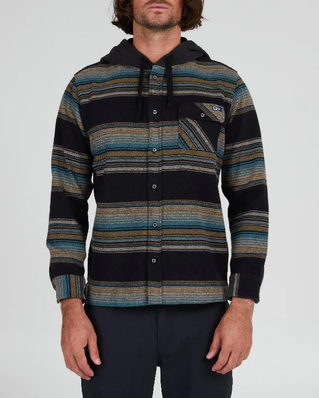 Outskirts L/S Flannel - Black