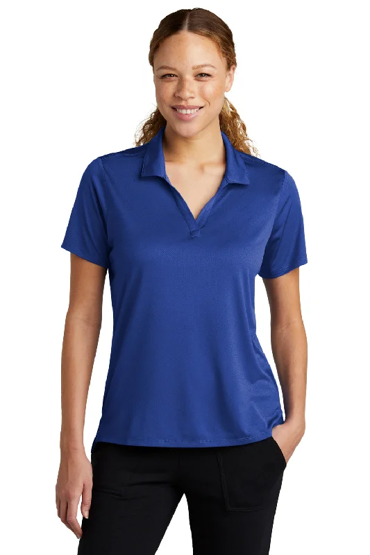 Sport-Tek Womens Sideline Moisture Wicking Short Sleeve Polo Shirt - True Royal Blue