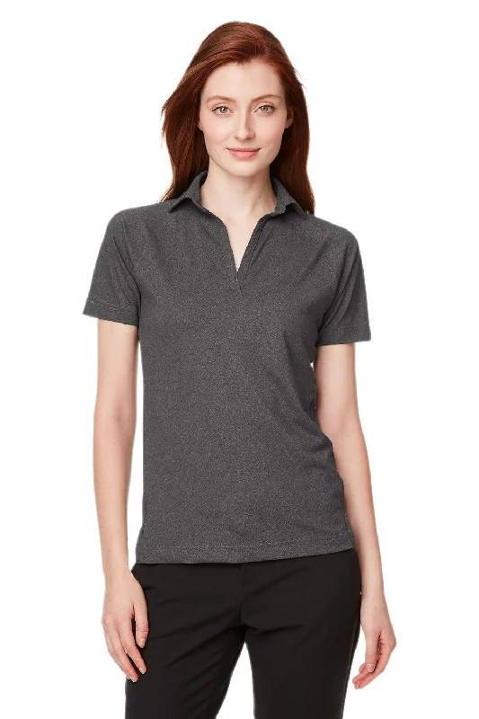 Spyder Womens Spyre UPF 40+ Short Sleeve Polo Shirt - Black Frost